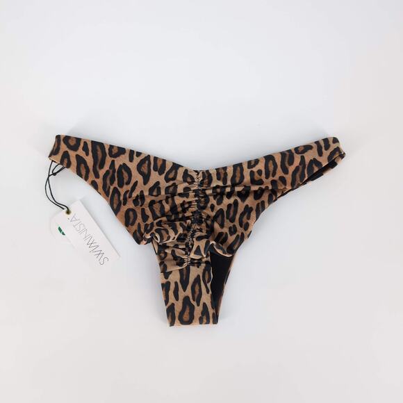 Swiminista Brave Bottom Leopard Print Bikini Bottoms Swimwear - Size S - NWT - Picture 16 of 16